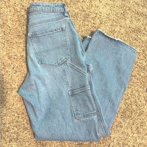 Abercrombie & Fitch the 90 relaxed jeans High Rise size 27 / 4 Curve love